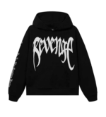 Revenge Xxxtentacion Hoodie Black White front view premium streetwear hoodie