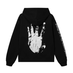 Revenge Xxxtentacion Hoodie Black White back view graphic streetwear hoodie