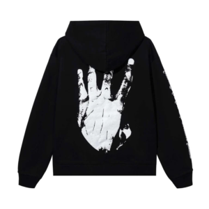 XXXTentacion Hoodie Revenge Lightning Black back view graphic hoodie