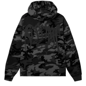 Revenge Xxxtentacion Black Camo 3M Hoodie front view streetwear hoodie