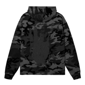 Revenge Xxxtentacion Black Camo 3M Hoodie back view graphic streetwear hoodie