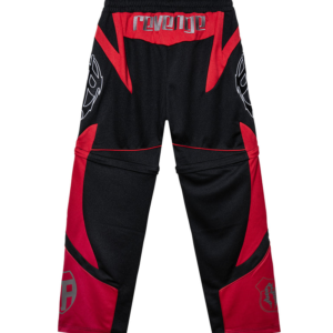 Revenge Racer Patch Convertible Pant Black/Red back view