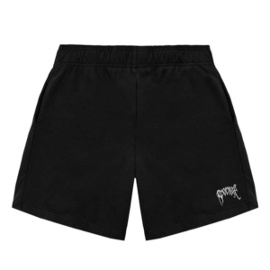 Revenge Embroidered Basics Short Black front view
