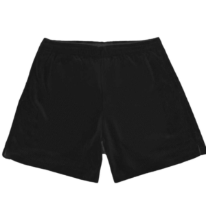 Revenge Embroidered Logo Mesh Short Black/Red back view