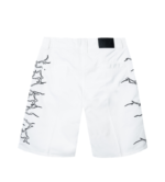 Lightning Work Shorts White/Black back view