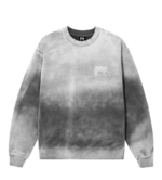 Revenge Distressed Washed Embroidered Crewneck Charcoal front view