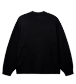 Revenge Arch Logo Knit Sweater Black/White back view