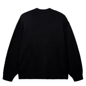 Revenge Arch Logo Knit Sweater Black/White back view