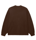 Revenge Arch Logo Knit Sweater Brown/Black back view