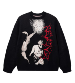 Revenge St. John Knit Sweater Black front view