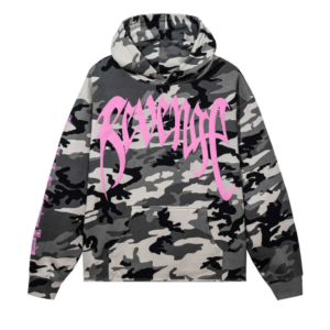 Kill Hoodie Rvenege front view black streetwear hoodie