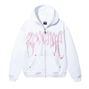 Revenge Zip Hoodie front view with full zip closure