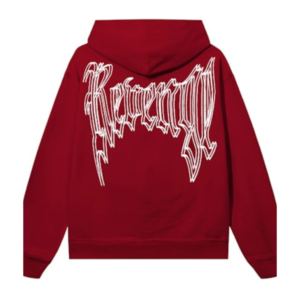 Revenge Isaac Hoodie Red back view