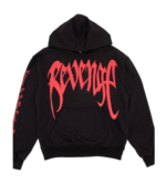 Revenge Kill Outline Red Hoodie front view