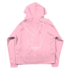 Revenge Pink Bunny Hoodie back view